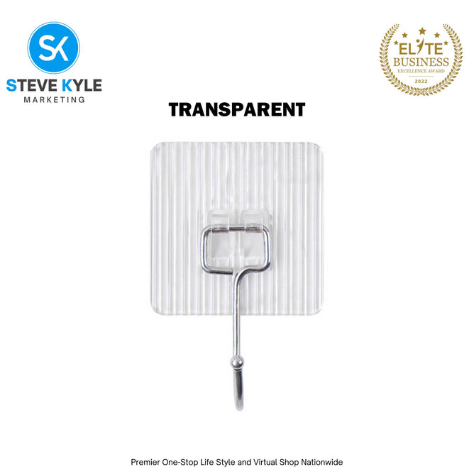 High Quality Strong Self Adhesive No Punching Wall Hooks Hanger Sticker For Kitchens Bathroom