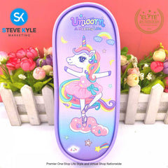 Cartoon Design Large Capacity Pencil Case Stationary Multifunctional for Kids