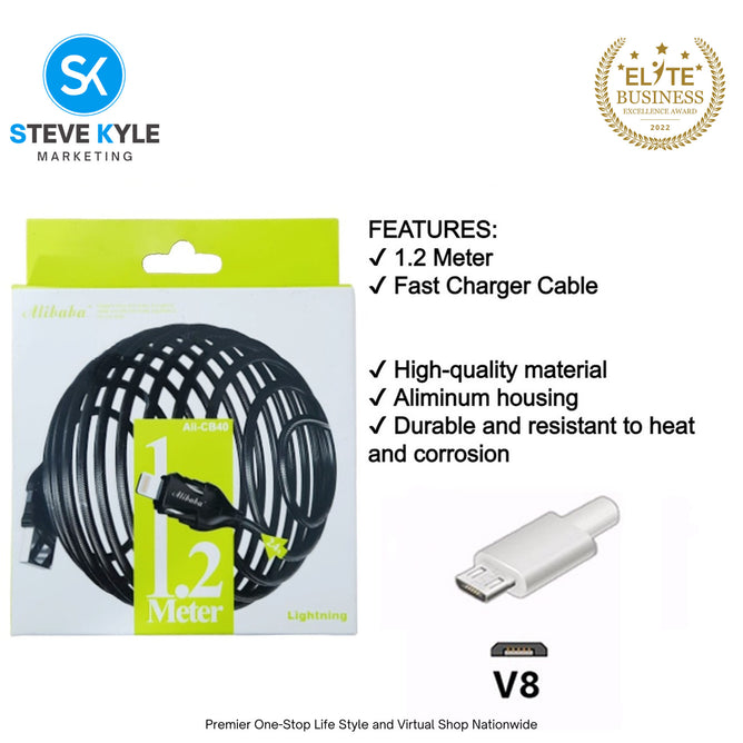 Alibaba Ali-Cb40 1.2M Fast Charge Cable Android