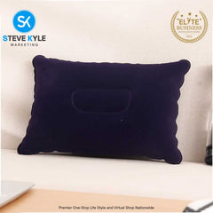 Portable Inflatable Square Pillow For Outdoor Travel Camping Portable Air Pillow