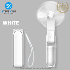 Portable Fan Foldable Small Fan Mini Handheld Fan USB Rechargeable Silent Handheld Folding Fan