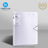 A4 Transparent File Folder Document Organizer Clear Book Stationery for Home & office