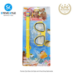 Kids Snorkeling Set Mask Silicone Scuba Diving Goggles for Boys and Girls