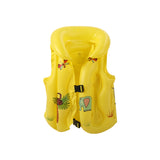 Summer Inflatable Life Vest Jacket with Attractive Printed Designs for Kids