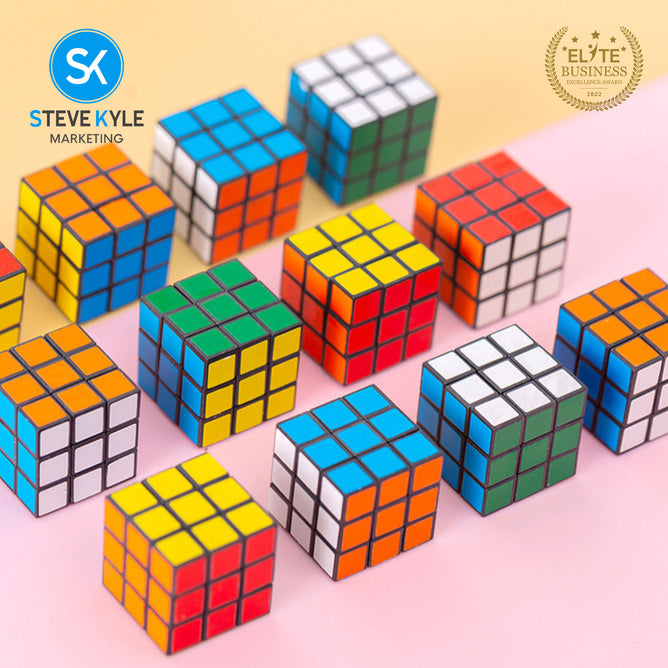Steve Kyle Mini Magic Cube Puzzle Toy Brain-Boosting Educational Learning Toy for Kids