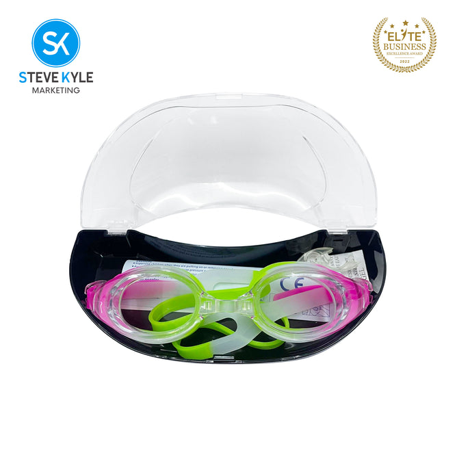 Steve Kyle UV Protection Silicone Anti-Leak Adjustable Strap Anti-Fog Swimming Goggles