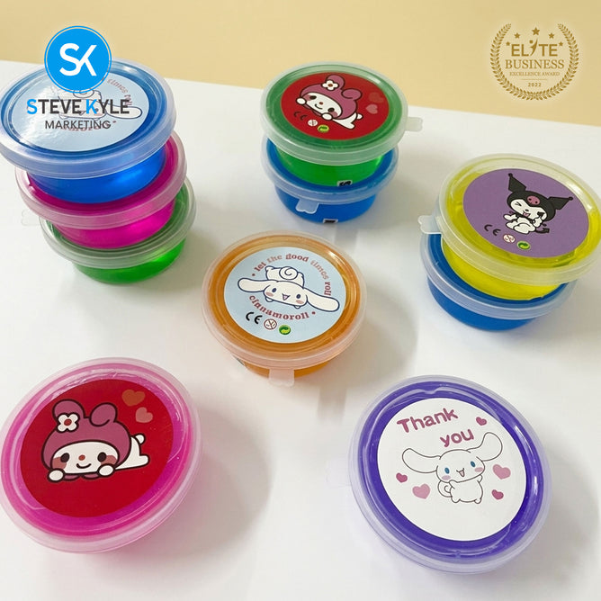 Steve Kyle Soft Colorful Jelly Crystal Slime Stretchy Play DIY Fun Kit
