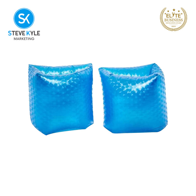 Steve Kyle Inflatable Arm Band Neon Color Floaties For Swimming Outdoor Fun