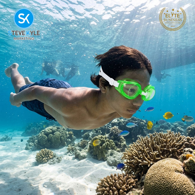 Steve Kyle Eye Protection PVC Sealing Ring Adjustable Rubber Strap Anti-Fog Swimming Goggles