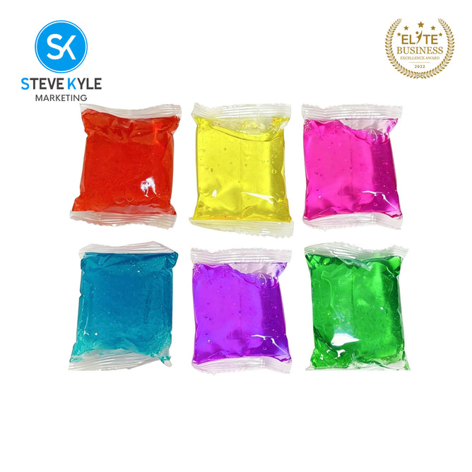 Steve Kyle Soft Stretch Crystal Slime Toy Colorful Jelly Series DIY Play Kit
