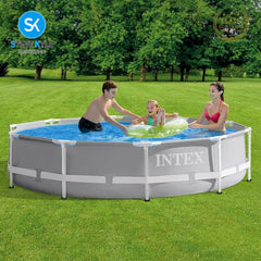 Steve Kyle Easy Frame Premium Round Durable Above Ground Pool Set 3.05m x 76cm