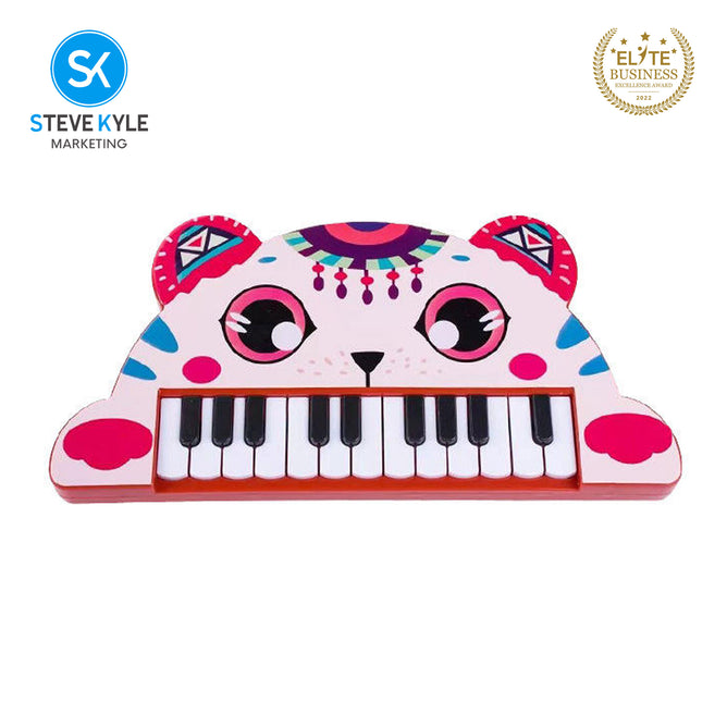 Steve Kyle Children's Animals Electronic Organ Early Education Puzzle Music Piano Toy