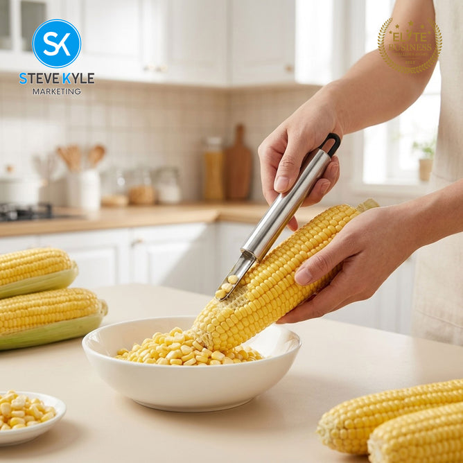 Steve Kyle Multi-Function Stainless Steel Shrimp Shell Fruit Core Remover