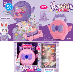 Steve Kyle Handmade DIY Cartoon Guka Storage Show Set With Cute Accessories Creative Play For Kids