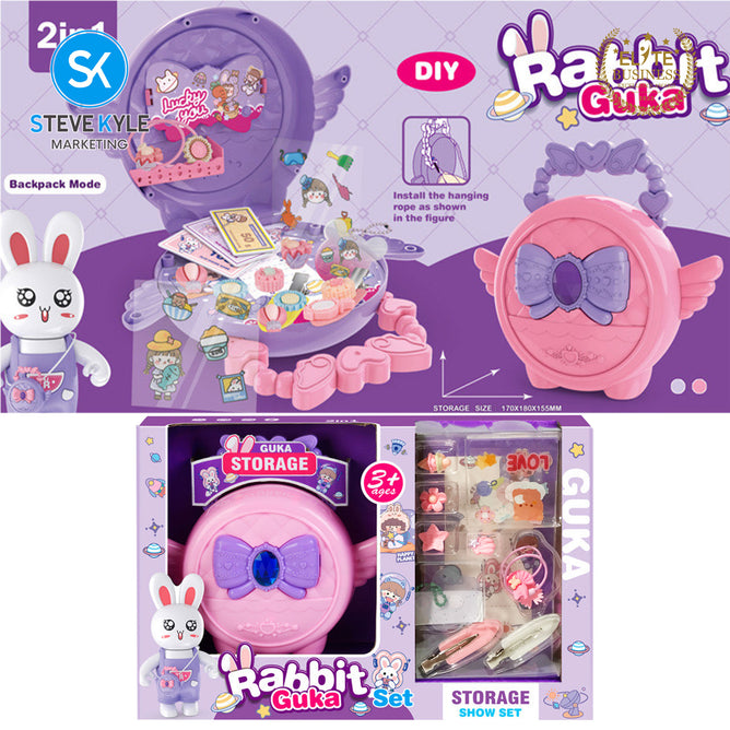 Steve Kyle Handmade DIY Cartoon Guka Storage Show Set With Cute Accessories Creative Play For Kids