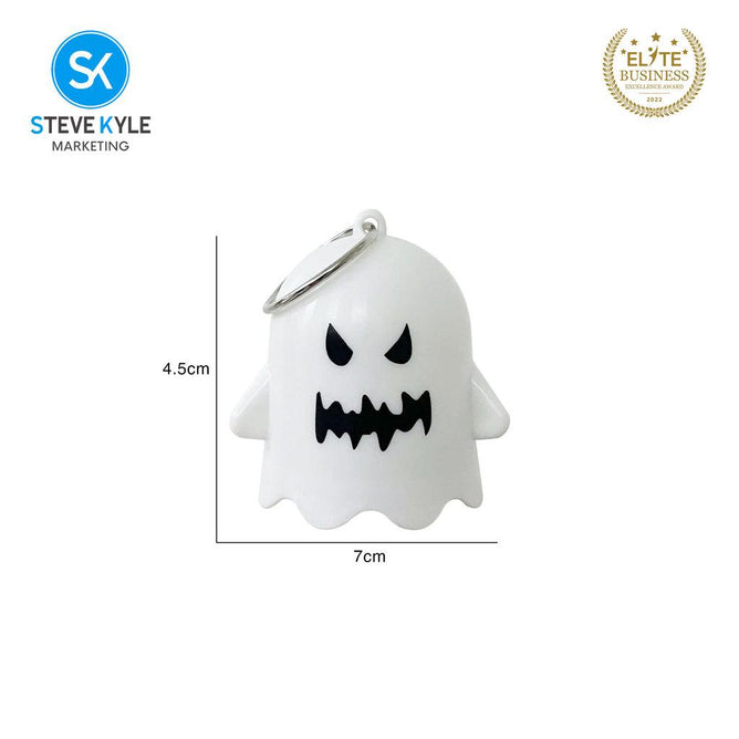 Steve Kyle Halloween Spooky Light-Up Ghost Pumpkin Decorative Display Ornament