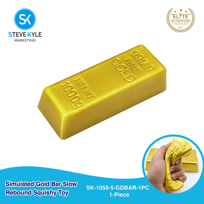Steve Kyle Realistic Chocolate Gold Bar Pizza Cheese Squishy Toy Soft Slow Rebound Fidget Squeeze Toy