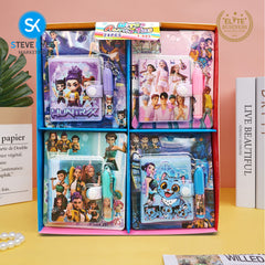 Steve Kyle Colorful Girl Group Theme Mini Notebook Journal Collection With Clip Pen For Party Giveaway Classroom Supplies