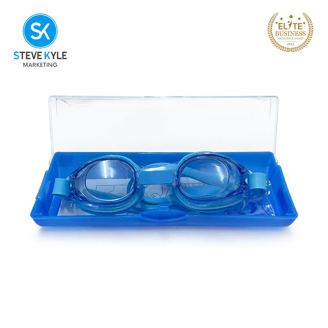 Steve Kyle Children's Small-framed Adjustable Strap Myopia Anti-Fog Swimming Goggles