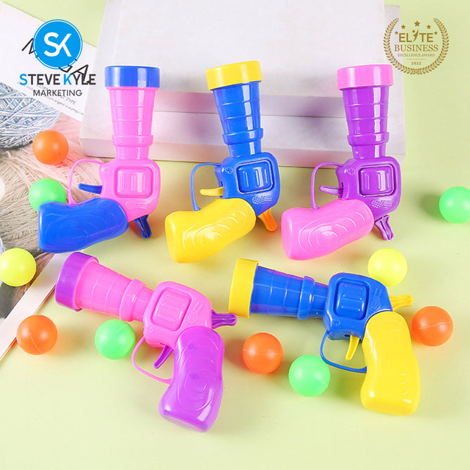 Steve Kyle Interactive Mini Ball Blaster Toy for Kids and Pets