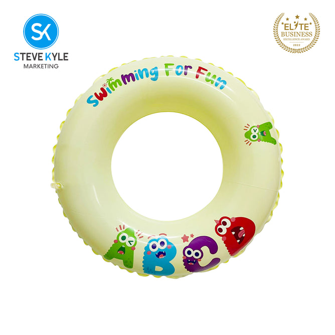 Steve Kyle Inflatable Swim Ring ABC Buddies For Outdoor Water Fun