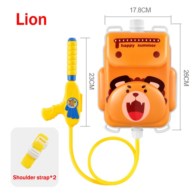 Children Backpack Water Gun Water Blaster Toys with Backpack Tank Toys for Kids