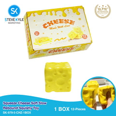Steve Kyle Gradient Rainbow Butter Cheese Squishy Toy Soft Slow Rebound Fidget Squeeze Toy