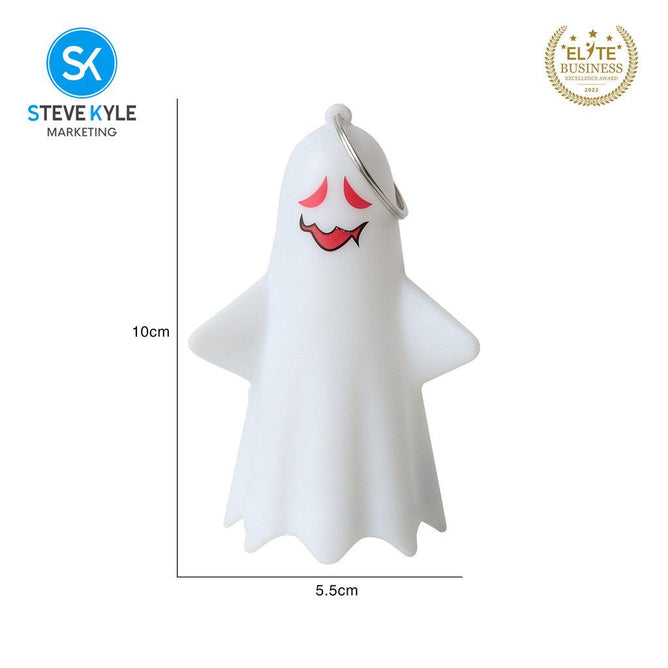 Steve Kyle Halloween Spooky Light-Up Ghost Pumpkin Decorative Display Ornament