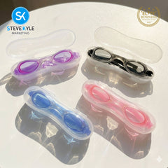 Steve Kyle UV Protection Ergonomic Fit Adjustable Soft Silicone Strap Anti-Fog Flexible Swimming Goggles