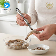 Steve Kyle Multi-Function Stainless Steel Shrimp Shell Fruit Core Remover