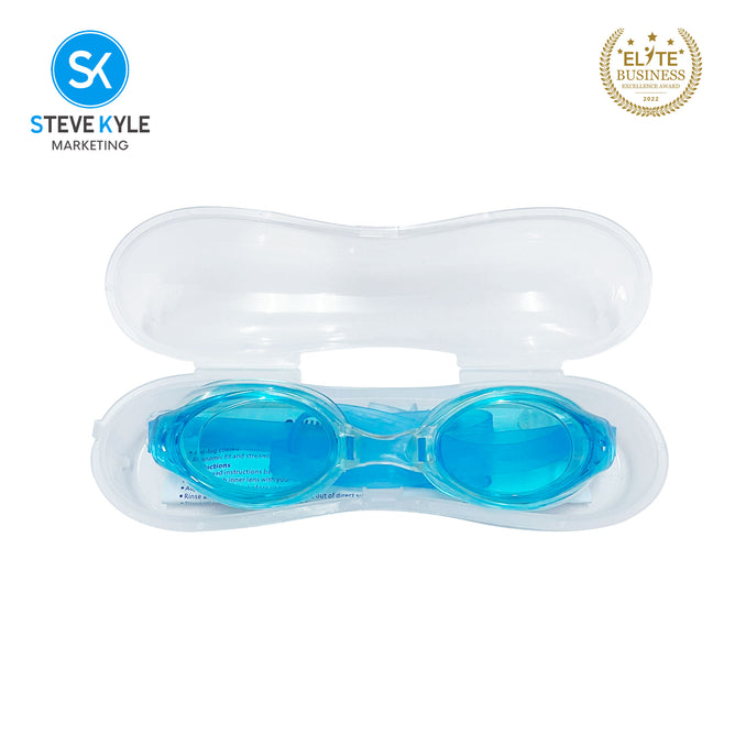 Steve Kyle UV Protection Ergonomic Fit Concave Lens Adjustable Soft Silicone Strap Anti-Fog Swimming Goggles