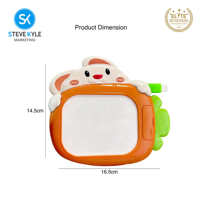 Steve Kyle Colorful 2-in-1 Writing Drawing Board with Bead Puzzle Educational Toy