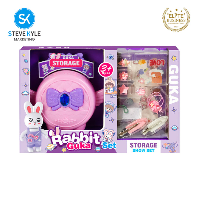 Steve Kyle Handmade DIY Cartoon Guka Storage Show Set With Cute Accessories Creative Play For Kids