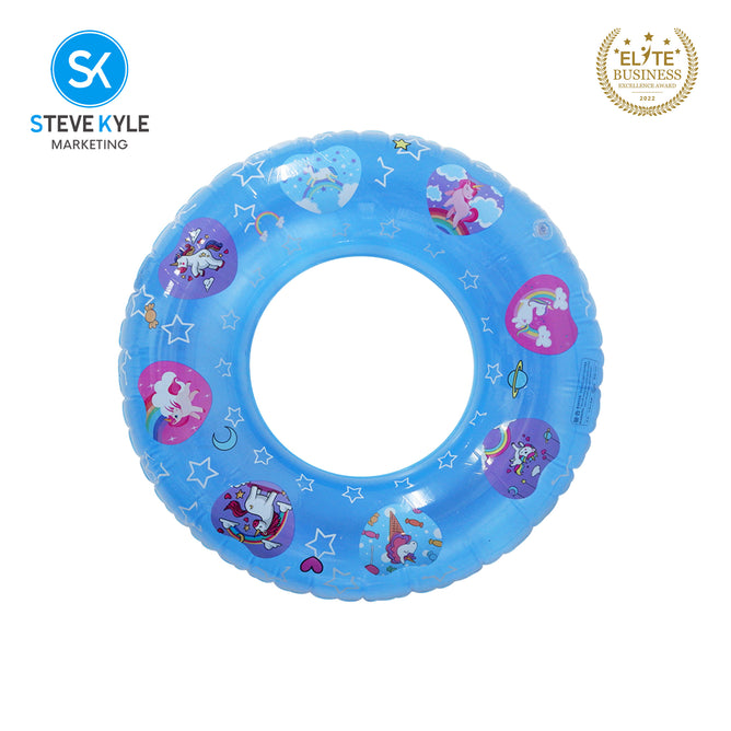 Steve Kyle Inflatable Swim Ring Assorted Cartoon Pattern For Outdoor Water Fun