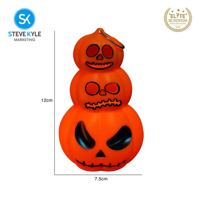 Steve Kyle Halloween Spooky Light-Up Ghost Pumpkin Decorative Display Ornament