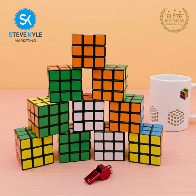 Steve Kyle Mini Magic Cube Puzzle Toy Brain-Boosting Educational Learning Toy for Kids