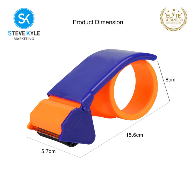 Steve Kyle Manual Hand Packing Tape Cutter Dispenser 48mm Sealing Tape Holder