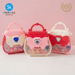 Steve Kyle Kids Beauty Handbag Toy Set with Rings and Nail Accessories