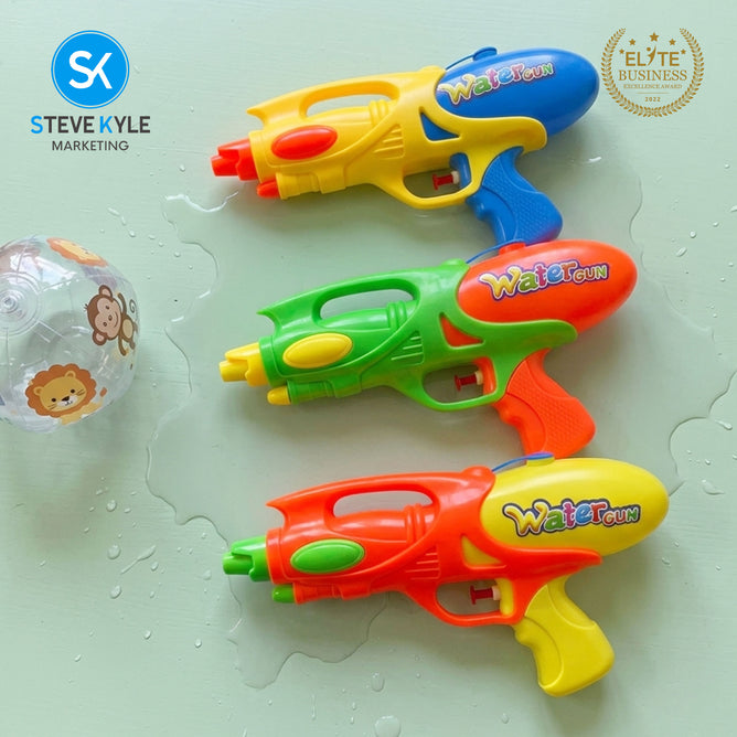 Steve Kyle Kids-Adult Pump Action Water Blaster Toy for Outdoor Summer Play