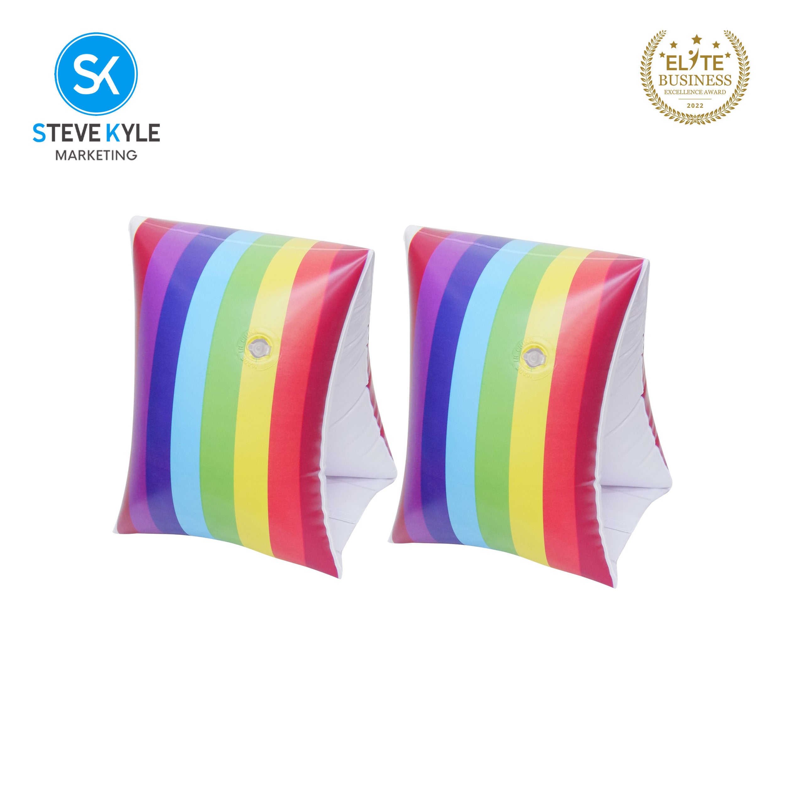 Solid Color Floaties Steve Kyle Inflatable Arm Band Lively Color Floaties For Swimming Outd ...