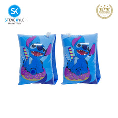 Steve Kyle Inflatable Arm Band Lovable Characters Print 26cm Floaties For Swimming Outdoor Fun