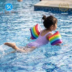 Steve Kyle Inflatable Arm Band Lively Color Floaties For Swimming Outdoor Fun