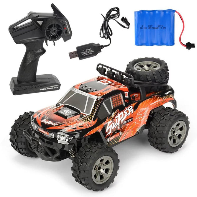2.4Ghz Remote Control Monster Truck with Rechargeable 4.8v (700mah) Battery Pack