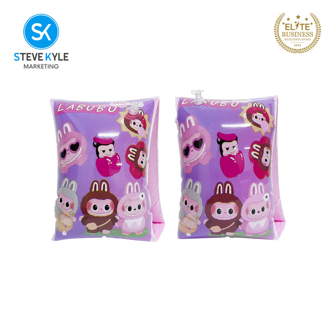 Steve Kyle Inflatable Arm Band Lovable Characters Print 26cm Floaties For Swimming Outdoor Fun