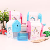 Cartoon Animal Cute Hand Crank Manual Pencil Sharpener Machine Office Student Supplies