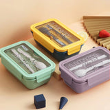 1100ml Japanese-style Sealed Multi-compartment Healthy Material Food Storage Container Lunch Box