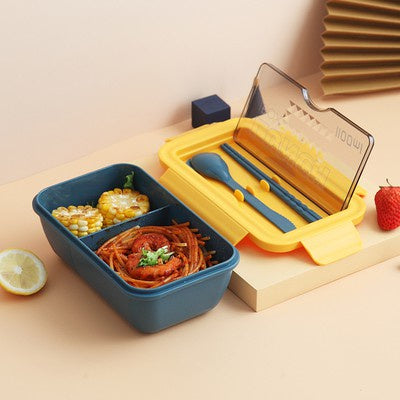 1100ml Japanese-style Sealed Multi-compartment Healthy Material Food Storage Container Lunch Box