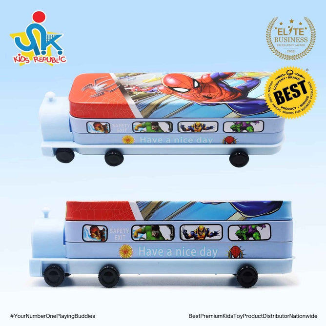 Korean Creative Cartoon Pencil and Sharpener Box Pencil Case Double Layer For Kids