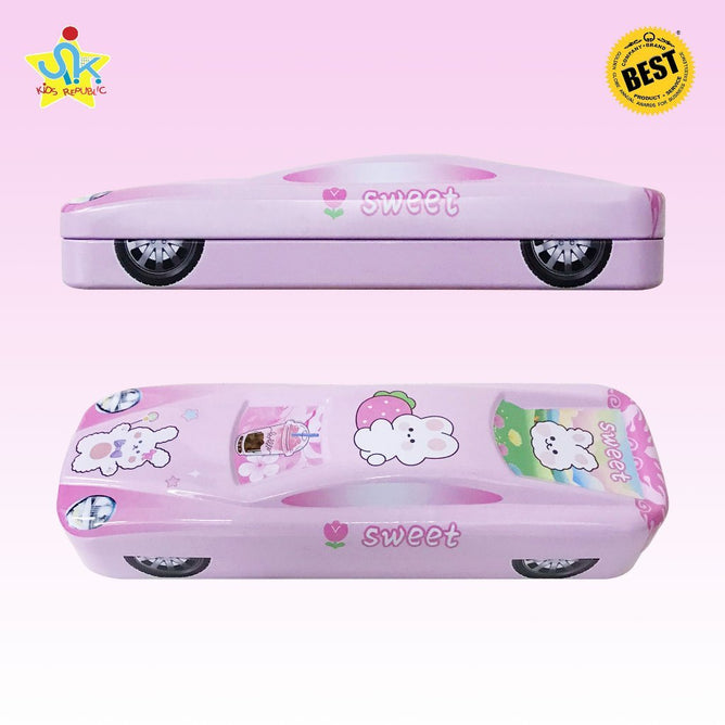 Korean Creative Cartoon Pencil and Sharpener Box Pencil Case Double Layer For Kids