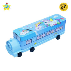 Korean Creative Cartoon Pencil and Sharpener Box Pencil Case Double Layer For Kids